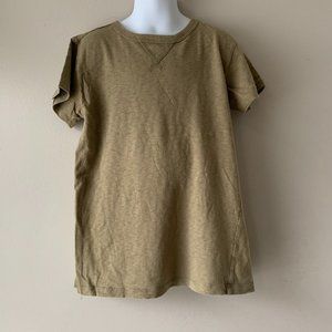 CREWCUTS military green t-shirt size 10